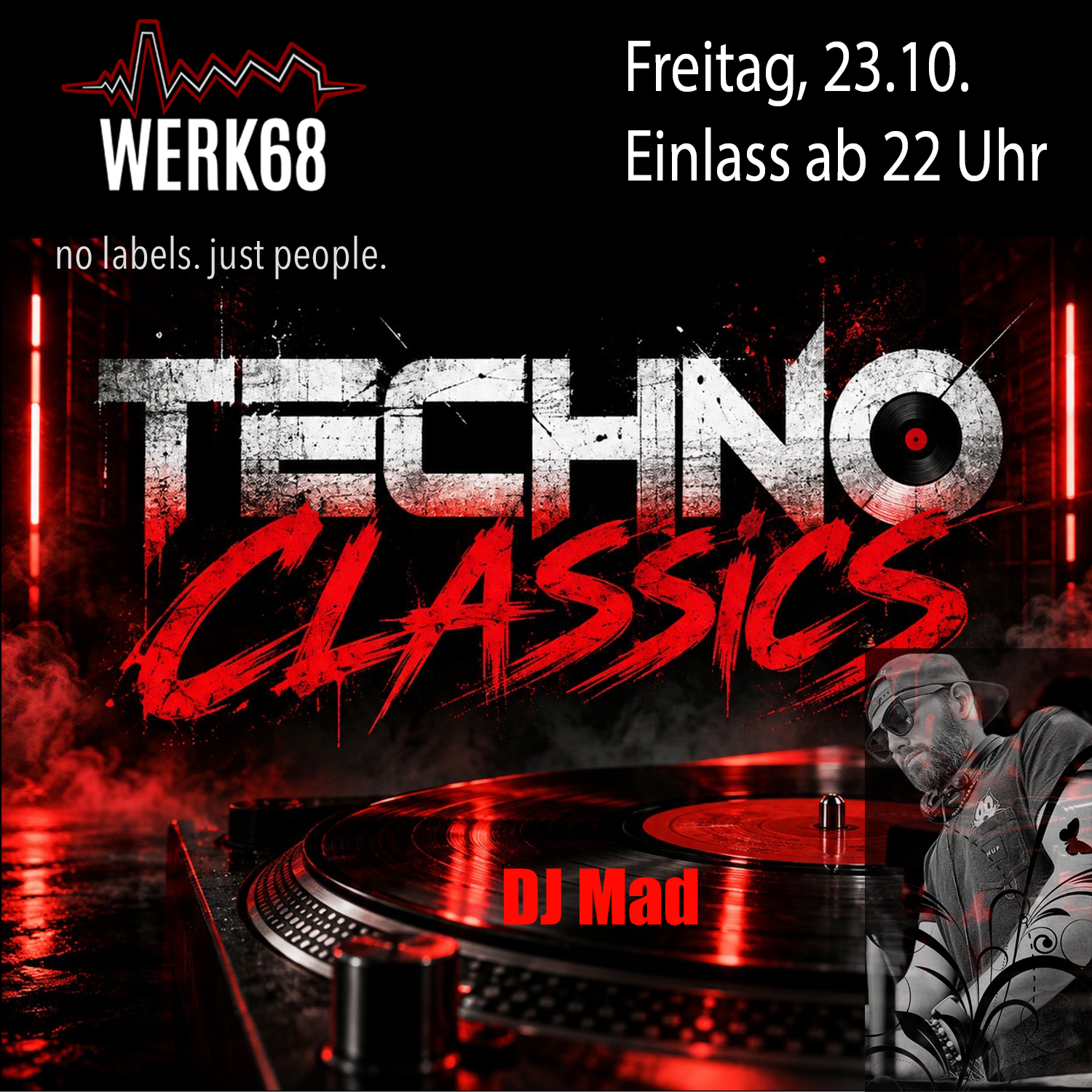 TECHNO CLASSICS – mit DJ Mad