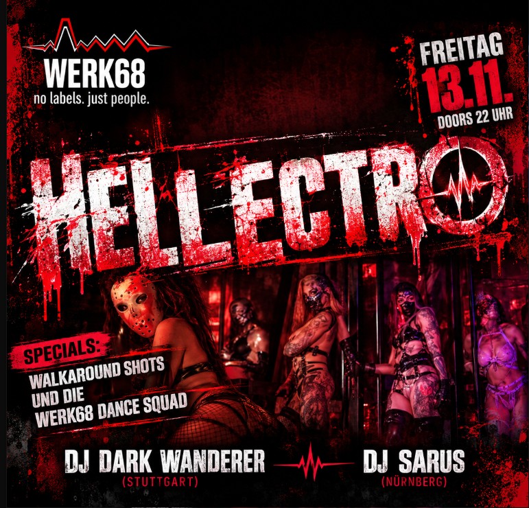 HELLECTRO UGLY am FREITAG, den 13.